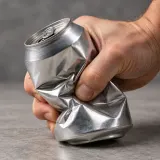 Aluminum Can Crushing Crunch