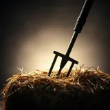 Pitchfork Stabbing Into Hay sound effect artwork