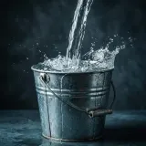 Water Pouring into Metal Bucket sound effect artwork