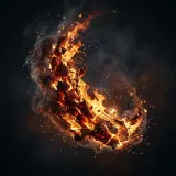 Fantasy Fire Error Whoosh sound effect artwork