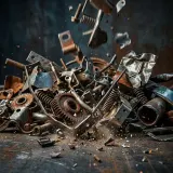 Scrap Metal Drop and Clatter sound effect artwork