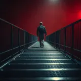 Walking on Metal Catwalk sound effect artwork