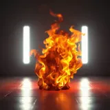 Flame Spell Charge and Pulses sound effect artwork