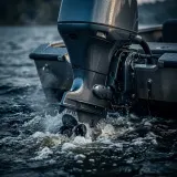 Outboard Motor Boat Slowing and Shutting Off sound effect artwork