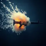Rapid Underwater Machine Gun Burst with Bubbles sound effect artwork