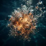 Muffled Underwater Explosion Bubbles sound effect artwork