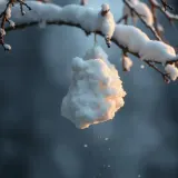 Soft Powdery Snow Falling from Tree sound effect artwork