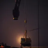 Crane Lowering Heavy Load sound effect artwork