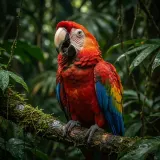 Tropical Parrot Squawks in Jungle sound effect artwork
