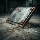Metal Plate Kicked on Concrete sound effect artwork
