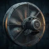 Industrial Air Conditioner Hum and Spin Down sound effect artwork