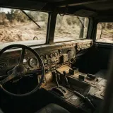 Humvee Interior Slow Driving sound effect artwork