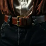 Leather Belt Unbuckled and Pulled Through Clothing sound effect artwork