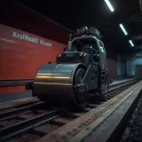 Heavy Mechanical Roller Passing by and Stopping sound effect artwork