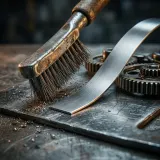 Wire Brush Scrapes and Metallic Ruler Flutters sound effect artwork