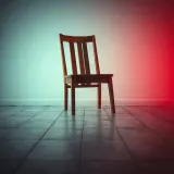 Wooden Chair Dragging on Tile Floor sound effect artwork