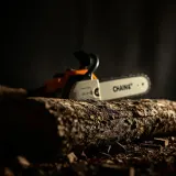 Chainsaw Revving and Cutting Log sound effect artwork