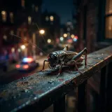 Night City Crickets and Distant Siren sound effect artwork