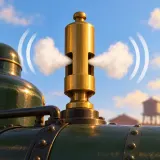 Two Short Steam Locomotive Whistle Blasts sound effect artwork