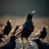 Several Crows Cawing Outdoors sound effect artwork