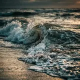 Ocean Waves Breaking on a Sandy Beach sound effect artwork
