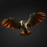 Rhythmic Heavy Cloth Wing Flaps sound effect artwork