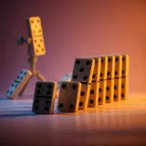 Dominoes Falling in Cascade sound effect artwork