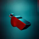 Short Double Blows on a Metal Whistle sound effect artwork