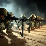 Synchronized Grounding of Military Rifles sound effect artwork
