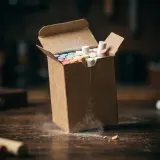 Chalk Box Set Down Rattle sound effect artwork