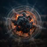 Black Powder Explosion with Echo sound effect artwork