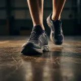 Jogging Footsteps on Hard Indoor Floor sound effect artwork
