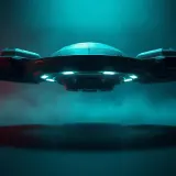 Hovering Alien Craft Hum sound effect artwork