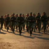 Synchronized Platoon Marching on Hard Surface sound effect artwork