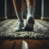 Socks Cross Rug to Parquet sound effect artwork