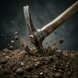 Pick Striking Dirt with Debris sound effect artwork