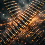 Overlapping Belt Fed Machine Gun Bursts sound effect artwork