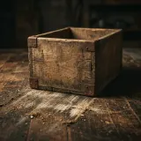 Wooden Box Short Drag and Clunk sound effect artwork