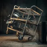 Metal Cart Roll and Crash sound effect artwork