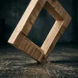Plywood Cutout Falling Over sound effect artwork