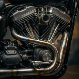 Close Up Motorcycle Idle Rumble sound effect artwork