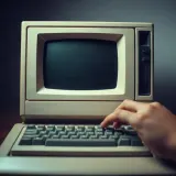 Retro Computer Terminal Typing sound effect artwork