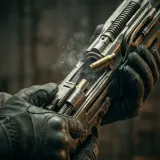 Gun Handling with Brass Casing Drop sound effect artwork