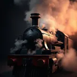 Short Bursts of a Steam Train Whistle sound effect artwork