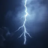 Stylized Lightning Strike and Crackling Whoosh sound effect artwork