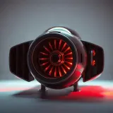 Futuristic Engine Wind Down and Power Off sound effect artwork