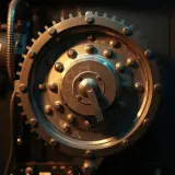 Heavy Mechanical Clank and Winding Down sound effect artwork