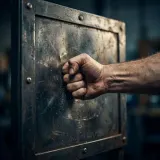Fist Hit on Metal Panel sound effect artwork