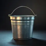 Metal Bucket Set Down with Handle Rattle sound effect artwork