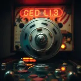 Vintage Pinball Score Reel and Bell Ding sound effect artwork